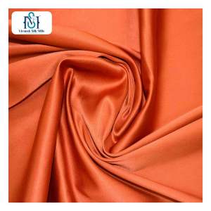 Tela de satén suave tejida de Spandex de poliéster de alta calidad 150D 240GSM tela de satén de Rusia para vestido de dama proveedor mayorista a granel exportador - Product Image 3