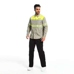 Camisa de Trabajo de Seguridad para Hombre, de Alta Visibilidad, Reflectante, de Manga Larga, de Algodón, Resistente al Fuego, Anti-UV, Antiestática e Impermeable - Product Image 6