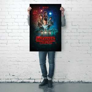 โปสเตอร์ติดผนังสไตล์โมเดิร์นจากซีรีส์ Stranger Things ที่มีวิโนน่า ไรเดอร์ในตัว - Product Image 4