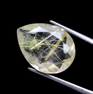 พลอยเจียระไนเป็นพลอยทับทิมสีทองขัดเงาสีทองเจียระไนแบบลูกแพร์ตัดหินธรรมชาติที่น่าตื่นตาตื่นใจในราคาและปริมาณขายส่ง - Product Image 3