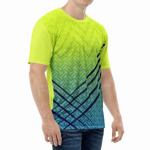 Camiseta de Manga Corta para Hombre, de Alta Calidad, Sublimada, con Cuello Redondo, Transpirable, de Secado Rápido, Anti-Pilling, Personalizable - Product Image 4