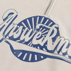 เสื้อฮู้ดแขนยาวของผู้ชายผ้าคอตตอนโอเวอร์ไซส์ลาย3D สไตล์สตรีทแวร์โลโก้ออกแบบได้ตามต้องการ - Product Image 3