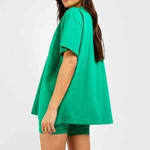 Ensemble t-shirt et short pour femme confortable et respirant de haute qualité \ costume de sport 2 pièces pour femme nouvel ensemble de femmes d'été 2025 - Product Image 3