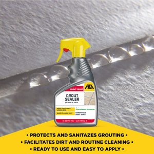 FILA Surface Care Solutions GROUTPROOF Stain-<b>proof</b> Grout Sealer <b>Water</b> Repellent Odorless Applicable Grouting Facilitates - Product Image 5