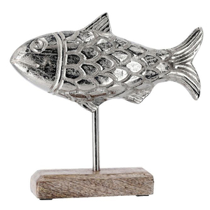Ornament Metal Silver Wood Christmas Decoration Rabbit With Cart Standing Figurine Home Table <b>Top</b> Decor - Product Image 6