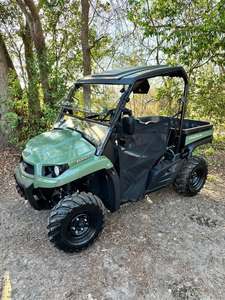 Véhicule utilitaire ouvert UTV vert 4 places, Quad Crossover avec benne de chargement, moteur diesel 4 temps, certifié CEE, manuel, pour utilisation agricole et sur sentiers - Product Image 1