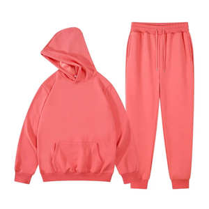Custom Flared Unique Design OEM Plain <b>Orange</b> Training <b>Hoodies</b> Fashionable Stripes Pant Set Factory Made Unique Tracksuit - Product Image 6