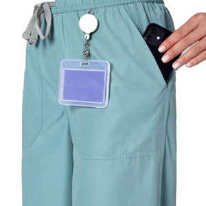 Nouvel arrivage Combinaison de gommage élégante pour femmes Uniforme médical 2 pièces col en V avec poches fonctionnelles Idéal pour les médecins et les infirmières - Product Image 4