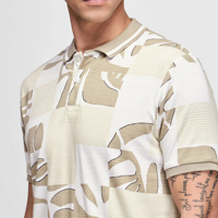 Polo Personalizado de Manga Corta con Logotipo Sublimado, de Alta Calidad, en Algodón Tejido, Corte Ajustado, Anti-Pilling, para Hombre