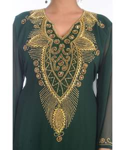 Modern Arabic <b>Kaftan</b> Dress For <b>Women</b> Wedding Gown - Product Image 5