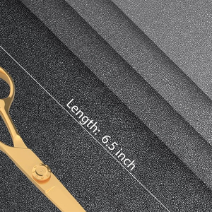 ใบมีดตรงปลายแหลมเคลือบสีทองส่วนที่เหลือของช่างตัดผมมืออาชีพ - Product Image 2