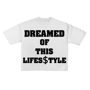 T-shirt élégant à manches courtes pour hommes Logo personnalisé graphique 100% coton Streetwear lourd avec motif solide sérigraphié - Product Image 3