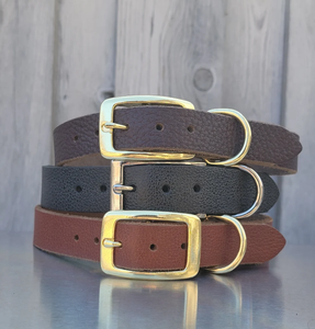 Adjustable Leather <b>Large</b> <b>Dog</b> <b>Collars</b>, Small <b>Dog</b> <b>Collars</b> High Quality Green Leather Hound <b>Dog</b> <b>Collar</b> for Greyhound and Whippet - Product Image 1