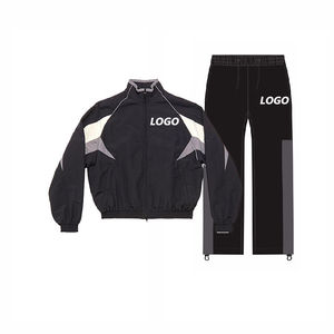 Ensemble coupe-vent unisexe en polaire respirant imprimé pour l'hiver, polyester/coton, OEM - Product Image 1