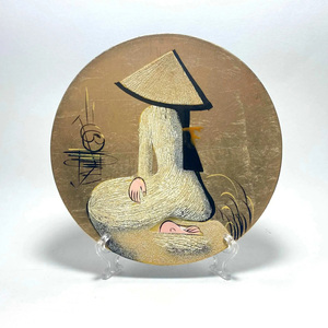 Handmade lacquer plate home decor accessories top <b>deal</b> lowest price display lacquered plate - Product Image 1