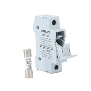 Bloque de fusibles eléctricos Disyuntor de CC solar Portafusibles <span class=keywords><strong>americano</strong></span> 1500V Dc 14x51 20a 15a 110V Base de fusibles 10x38 1P - Product Image 3