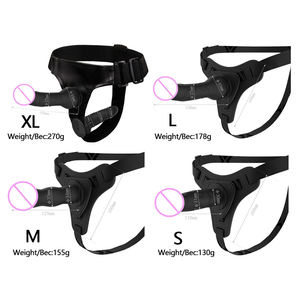 Реалистичные силиконовые дилдо для лесбиянок, носимые дилдо-трусики для женщин, взрослые игрушки, кожаный носимый страпон-пенис - Product Image 2