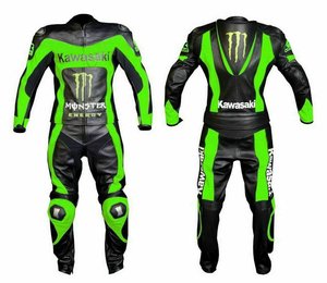 ชุดแข่งรถมอเตอร์ไซค์หนังแท้คุณภาพสูง ดีไซน์แบรนด์ดัง แขนยาว รุ่นล่าสุด กันน้ำ ระบายอากาศ กันลม - Product Image 3