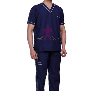 Modern Medical <b>Scrub</b> Suit Cotton High Quality <b>Scrub</b> <b>Sets</b> for Men Comfort Support Wear - Product Image 2