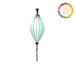 Lanterne en soie pour décoration de festival | Cadre en bambou pliable et durable | Origine vietnamienne - Product Image 6