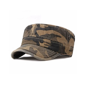 OEM venta al por mayor personalizado camuflaje cadete gorra ajustable duradero deportes al aire libre sombrero para acampar senderismo y uso diario fabricante de Vietnam - Product Image 1