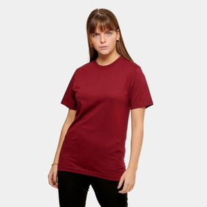 Summer Unisex Sporty Short Sleeve T-Shirt Coton Peigné Fibre de Bambou Crew Neck Breathable Chiffon Nonwoven Weaving Logo - Product Image 2