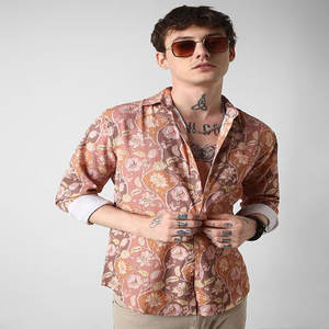 เสื้อเชิ้ตแขนยาวคอปกตั้งแบบลำลองสำหรับผู้ชายชุดสำนักงานแบบเป็นทางการทำจากผ้าฝ้าย - Product Image 6