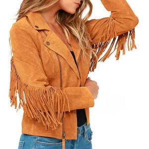 Chaqueta de Cuero para Mujer, Chaqueta de Motociclista de Cuero de Alta Calidad con Diseño Clásico Nuevo, Chaqueta de Cuero para Mujer de Alta Calidad - Product Image 3