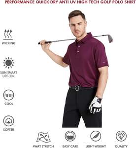 Polos informales de alta calidad OEM a precio de fábrica para hombre, Polo bordado transpirable de secado rápido a granel para Polo personalizado - Product Image 5