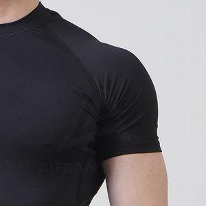 Ropa de marca personalizada para hombre, camiseta ajustada para gimnasio, camiseta musculosa para gimnasio, camisetas de manga corta a precio de venta - Product Image 5