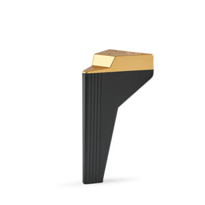 Pieds de meubles trapézoïdaux en plastique noir robuste de 14 cm (pied Venus 14 cm) pour canapé, meuble TV, chaise - Design moderne pour salon - Product Image 1