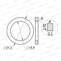 Joint d'étanchéité SRMB13 pour Mercedes Benz 722.6, 722.9 ; 722.9 Late