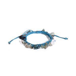 Bracelet d'automne Querces bleu foncé fait à la main par Nays bijoux élégants pour femmes Style minimaliste automne mode cadeau accessoire idée - Product Image 1