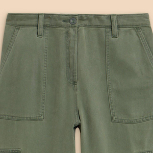 Venta al por mayor de pantalones Cargo casuales de los hombres de alta ligereza 100% algodón lona medio recto multibolsillo OEM servicio disponible - Product Image 2