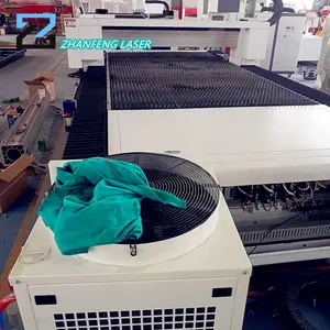 1500W 2000W Metal çelik demir levha CNC Fiber lazer kesim makinesi