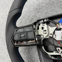 Volante Deportivo de Cuero y Madera Personalizado CE para Toyota, Compatible con Sienna, Voxy, Highlander, Avalon, Tundra, Harrier, Allion, Venza, Rush