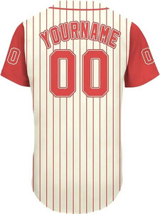 Camiseta de Béisbol Raglán Personalizada en Oferta, 100% Poliéster, Cómoda, con Botones, Jersey de Béisbol Personalizado - Product Image 4