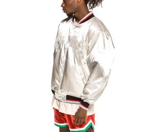 Chaqueta universitaria de la mejor calidad 2025, chaqueta de béisbol de satén con estilo personalizada bordada para hombres - Product Image 4