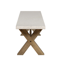 Banco de Concreto para Patio, Moderno, Duradero, Ecológico, Resistente al Agua, de Alta Calidad, para Uso en Parques y Centros Comerciales, Muebles de Exterior