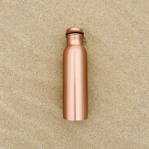 ขวดน้ำทองแดงบริสุทธิ์สำหรับเดินทางขวดน้ำทองแดงเคลือบพิมพ์ลายดวงจันทร์สำหรับเก็บน้ำ - Product Image 3