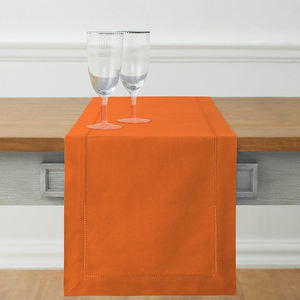 Fashionable 100% Pure Cotton Table Runner Colorful Luxury Design, Custom Embroidered with Logo - Product Image 1