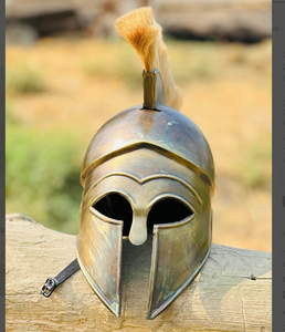 Casque de guerrier Spartan tendance pour déguisement médiéval, cosplay, style grec, Sparte, Romain antique, acier corinthien - Product Image 2