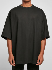 Camiseta de Manga Corta para Hombre, Cuello Alto, Tallas Grandes, Transpirable, de Poliéster/Algodón, de Alta Calidad, con Hombros Caídos, Estilo Lujoso - Product Image 4