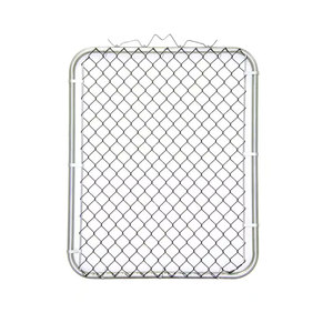 Puerta de valla de enlace de cadena de acero galvanizado en el departamento de cercado de eslabones de cadena - Product Image 3