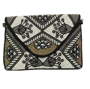 Bolsos de mano de yute de lujo hechos a mano para mujer bolsos de mano indios de estilo bohemio con cuentas - Product Image 6