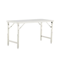 Table de travail pliante en acier inoxydable, établi résistant aux produits chimiques et à la corrosion, capacité 500 kg/m, cuisine commerciale