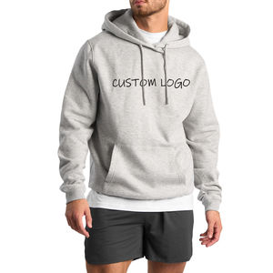 2025 nouveau gros haute qualité poids lourd éponge polaire sweat à capuche vierge pour l'hiver impression en relief pour les vêtements basiques à capuche - Product Image 1