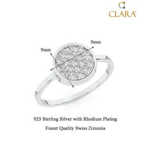 Anillos de Plata de Ley 925 de Primera Calidad para Mujer, Chapados en Rodio con Diamantes o Circonitas, Diseño Numérico, Joyería para Hombre - Product Image 4
