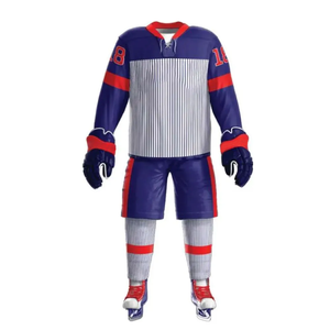 Uniforme de Hockey sobre Hielo de Equipo, Ajuste Delgado, Material Duradero, Hecho en Pakistán, Sublimación Personalizada, el Mejor Diseño - Product Image 6