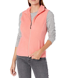 Femmes polaire pleine fermeture éclair hiver gilet chaud polaire doux gilets vêtements d'extérieur avec poches zippées décontracté solide fermeture éclair avant veste - Product Image 6